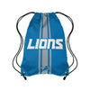 Detroit Lions NFL Team Stripe Wordmark Drawstring Backpack