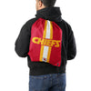 Kansas City Chiefs NFL Team Stripe Wordmark Drawstring Backpack