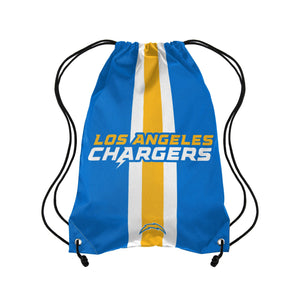 Los Angeles Chargers NFL Team Stripe Wordmark Drawstring Backpack