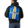 Los Angeles Chargers NFL Team Stripe Wordmark Drawstring Backpack