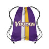 Minnesota Vikings NFL Team Stripe Wordmark Drawstring Backpack