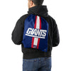 New York Giants NFL Team Stripe Wordmark Drawstring Backpack