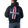 New England Patriots NFL Team Stripe Wordmark Drawstring Backpack