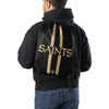 New Orleans Saints NFL Team Stripe Wordmark Drawstring Backpack