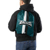 Philadelphia Eagles NFL Team Stripe Wordmark Drawstring Backpack