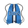 Tennessee Titans NFL Team Stripe Wordmark Drawstring Backpack