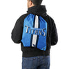 Tennessee Titans NFL Team Stripe Wordmark Drawstring Backpack