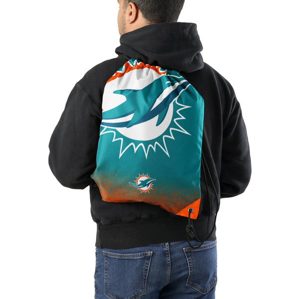 Miami Dolphins NFL Property Of Drawstring Backpack