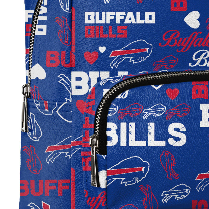 buffalo bills mini backpack Buffalo Bills NFL Logo Love Mini Backpack