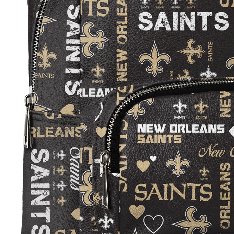 New Orleans Saints Pet Mini Backpack – 3 Red Rovers