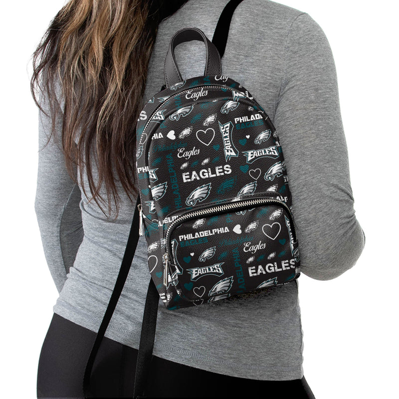 eagles mini backpack Philadelphia Clear Stadium Fan Treasures and even packs in an expandable mesh compartment with easy Philadelphia Eagles NFL Logo Love