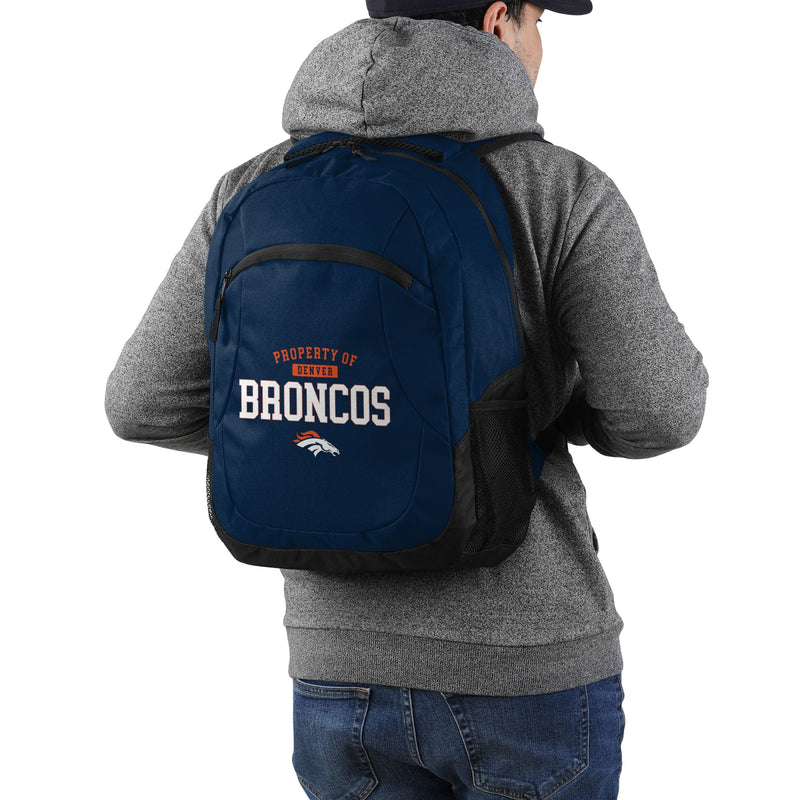 FOCO Denver Broncos NFL Property of Action Backpack