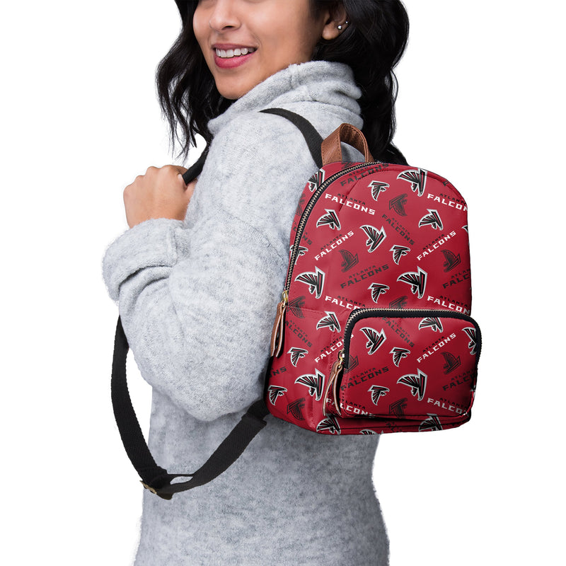 falcon mini backpack Atlanta Falcons NFL Printed Collection Mini Backpack