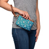 Miami Dolphins NFL Repeat Logo Wristlet