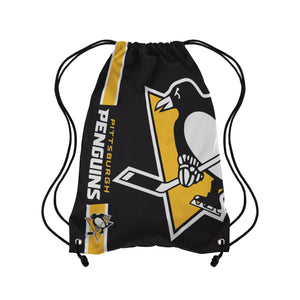 Pittsburgh Penguins NHL Big Logo Drawstring Backpack