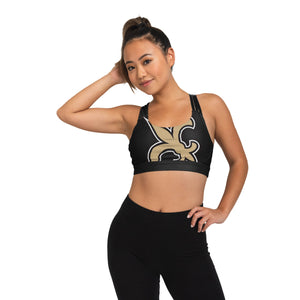 New Orleans Saints NFL Womens Free Fan Sports Bra
