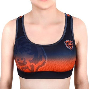 Chicago Bears Gradient Sports Bra