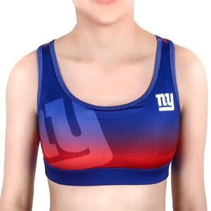New York Giants Gradient Sports Bra