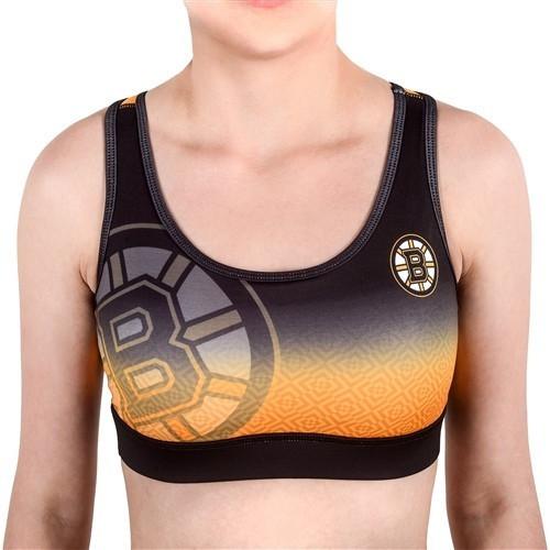 Boston Bruins NHL Gradient Sports Bra