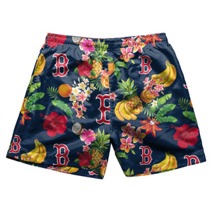 Boston Red Sox MLB Mens Fruit Life 5.5" Swimming Trunks