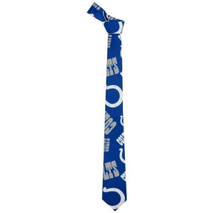 Indianapolis Colts NFL Mens Repeat Logo Printed Tie