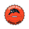 Chicago Bears NFL Retro Bottle Cap Wall Sign