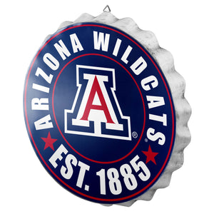 Arizona Wildcats NCAA Bottle Cap Wall Sign
