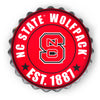 NC State Wolfpack NCAA Bottle Cap Wall Sign