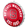 NC State Wolfpack NCAA Bottle Cap Wall Sign