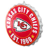 Kansas City Chiefs NFL Bottle Cap Wall Sign