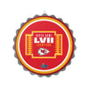 Kansas City Chiefs NFL Super Bowl LVII Champions Bottle Cap Wall Sign