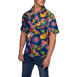 Chicago Cubs MLB Fruit Flair Mens Short Sleeve Polo Shirt
