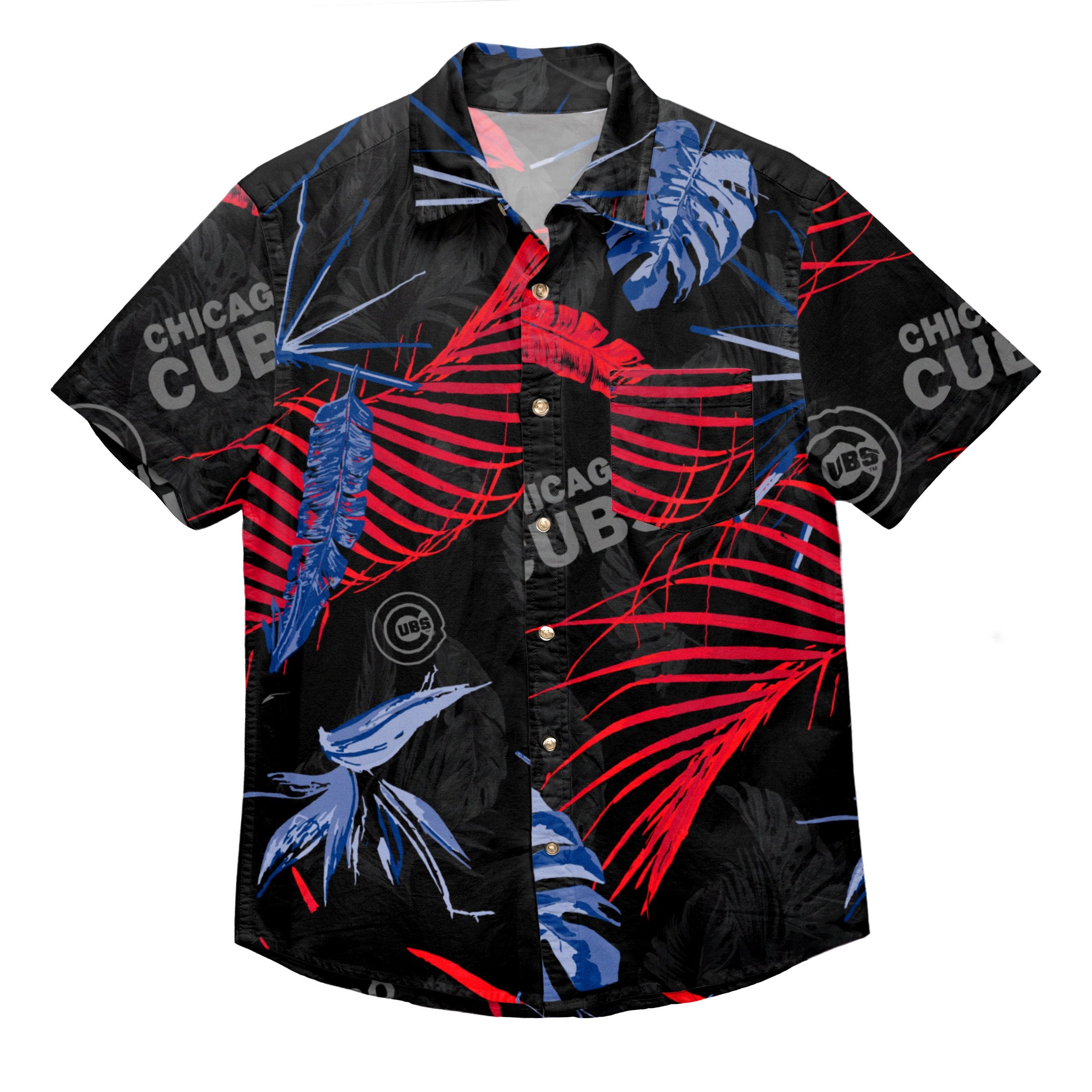 Chicago Cubs MLB Fruit Flair Mens Short Sleeve Polo Shirt