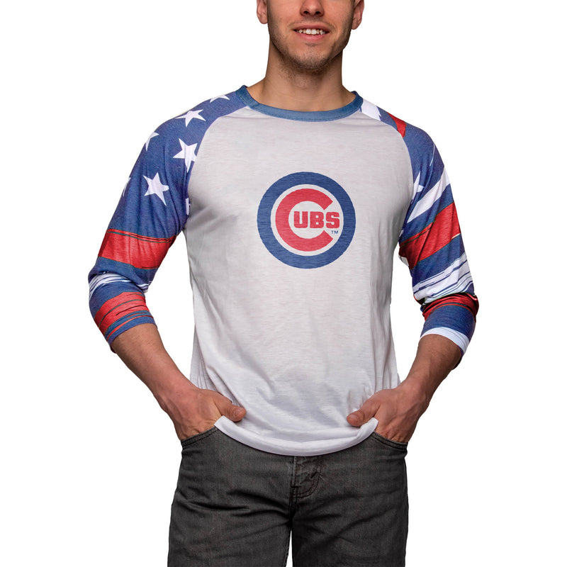 chicago cubs mlb jersey 3/4 sleeve