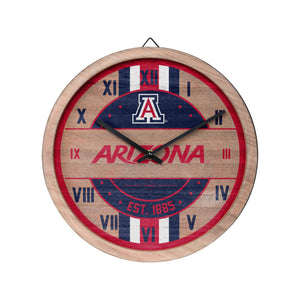 Arizona Wildcats NCAA Barrel Wall Clock