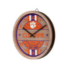 Clemson Tigers NCAA Barrel Wall Clock