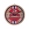 Fresno State Bulldogs NCAA Barrel Wall Clock