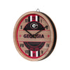 Georgia Bulldogs NCAA Barrel Wall Clock