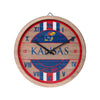 Kansas Jayhawks NCAA Barrel Wall Clock