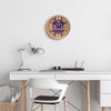 LSU Tigers NCAA Barrel Wall Clock