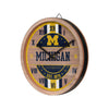 Michigan Wolverines NCAA Barrel Wall Clock