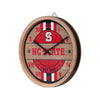 North Carolina State Wolfpack NCAA Barrel Wall Clock