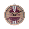 Texas A&M Aggies NCAA Barrel Wall Clock