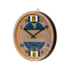 West Virginia Mountaineers NCAA Barrel Wall Clock