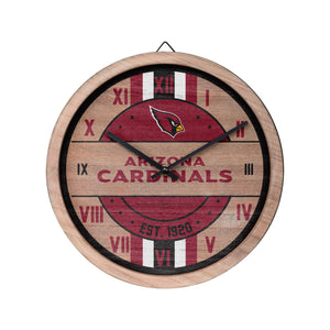 Arizona Cardinals NFL Barrel Wall Clock