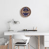 Baltimore Ravens NFL Barrel Wall Clock