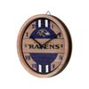 Baltimore Ravens NFL Barrel Wall Clock