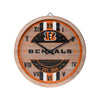 Cincinnati Bengals NFL Barrel Wall Clock