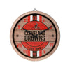 Cleveland Browns NFL Barrel Wall Clock