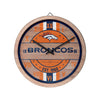 Denver Broncos NFL Barrel Wall Clock